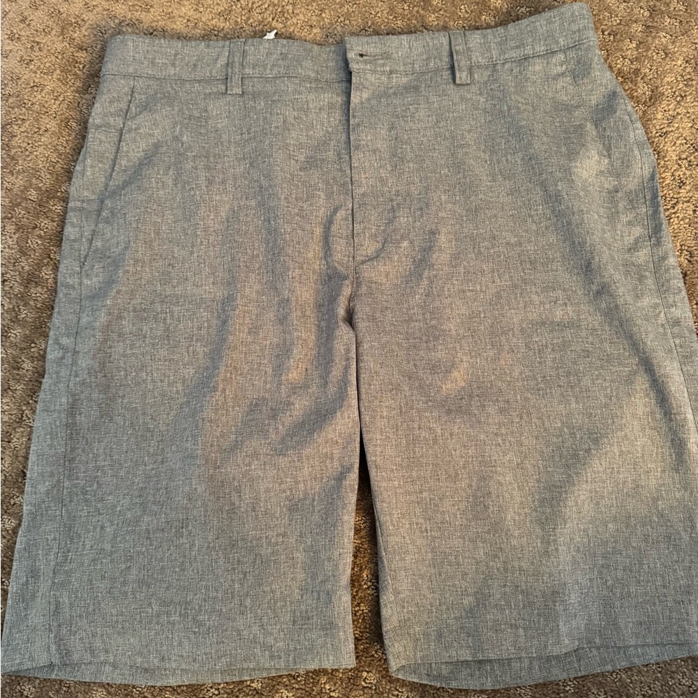 PGA Tour Men's Charcoal Flat Front Shorts